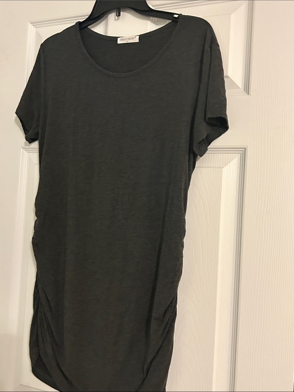 Smallwood Charcoal Scoop-Neck Short Sleeve Tee